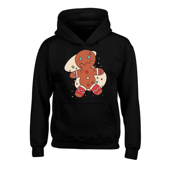 Awkward Styles Xmas Hoodies for Kids Youth Funny Christmas Gingerbread Sweatshirt