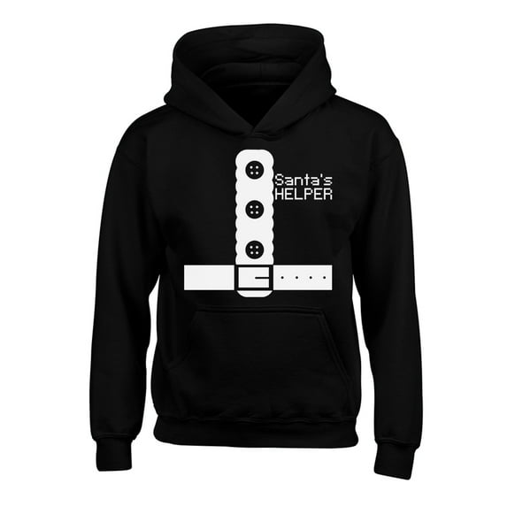 Awkward Styles Xmas Hoodies for Kids Youth Santa's Christmas Helper Sweatshirt