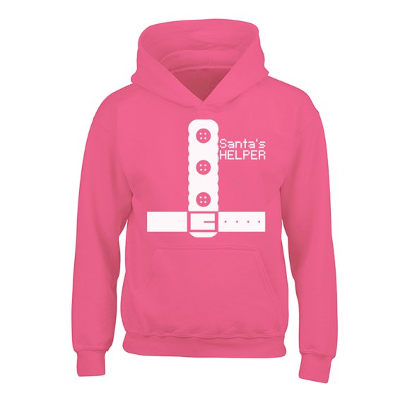 Awkward Styles Xmas Hoodies for Kids Youth Santa's Christmas Helper Sweatshirt