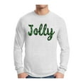 thumbnail image 1 of Awkward Styles Xmas Jolly Plaid Christmas Sweater Long Sleeve T-shirt For Men, 1 of 4