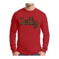 thumbnail image 1 of Awkward Styles Xmas Jolly Plaid Christmas Sweater Long Sleeve T-shirt For Men, 1 of 4
