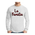 thumbnail image 1 of Awkward Styles Xmas La Familia Plaid Christmas Sweater Long Sleeve T-shirt For Men, 1 of 4