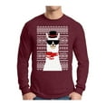thumbnail image 1 of Awkward Styles Xmas Llama Ugly Christmas Sweater Long Sleeve T-shirt For Men, 1 of 4