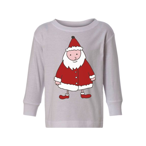 Awkward Styles Xmas Long Sleeve Shirt for Boys Girls Toddler Christmas Santa Claus Shirt