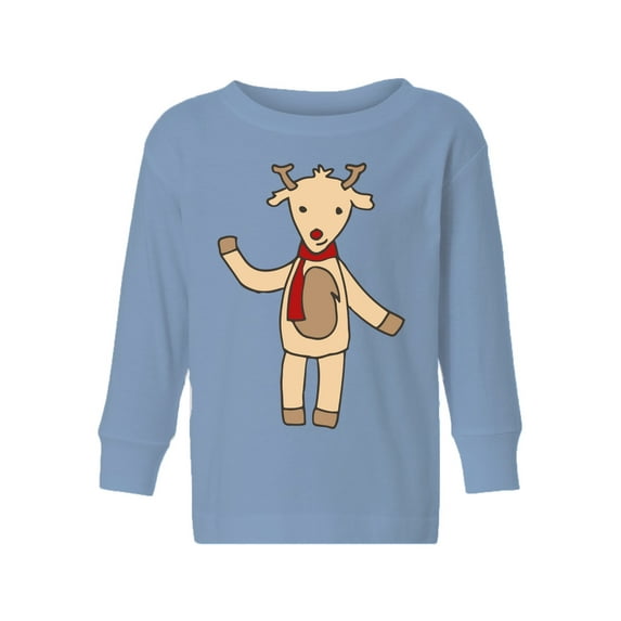 Awkward Styles Xmas Long Sleeve Shirt for Boys Girls Toddler Christmas Sketch Shirt