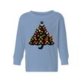 thumbnail image 1 of Awkward Styles Xmas Long Sleeve Shirt for Girls Boys Cats Christmas Tree Shirt, 1 of 4