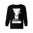 thumbnail image 1 of Awkward Styles Xmas Long Sleeve Shirt for Girls Boys Toddler Beard Christmas Santa Shirt, 1 of 4