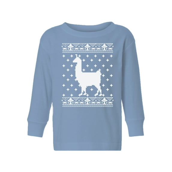 Awkward Styles Xmas Long Sleeve Shirt for Girls Boys Toddler Christmas Llama Shirt