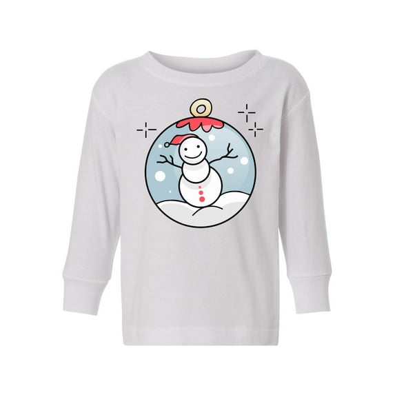 Awkward Styles Xmas Long Sleeve Shirt for Girls Boys Toddler Christmas Snowman Shirt