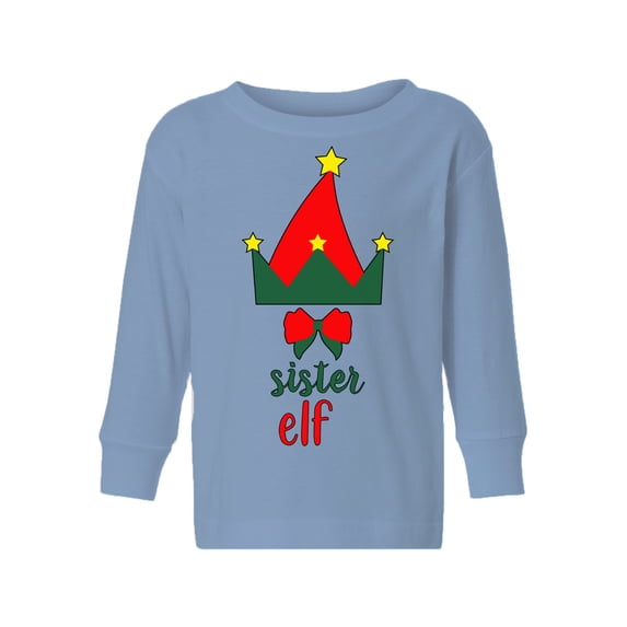 Awkward Styles Xmas Long Sleeve Shirt for Girls Christmas Sister Elf Shirt