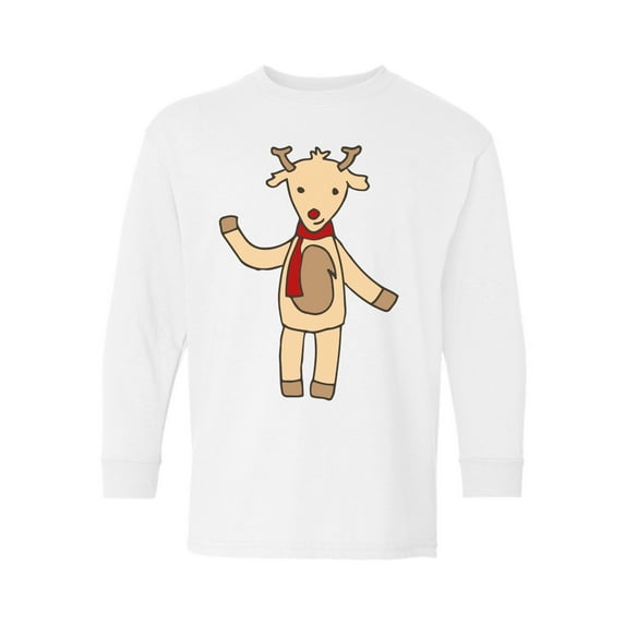 Awkward Styles Xmas Long Sleeve Shirt for Kids Youth Boys Girls Christmas Sketch Shirt