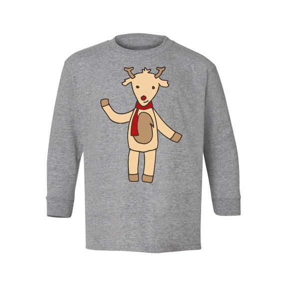 Awkward Styles Xmas Long Sleeve Shirt for Kids Youth Boys Girls Christmas Sketch Shirt