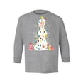 thumbnail image 1 of Awkward Styles Xmas Long Sleeve Shirt for Kids Youth Boys Girls Rabbit Christmas Tree Shirt, 1 of 4