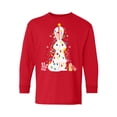 thumbnail image 1 of Awkward Styles Xmas Long Sleeve Shirt for Kids Youth Boys Girls Rabbit Christmas Tree Shirt, 1 of 4