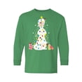thumbnail image 1 of Awkward Styles Xmas Long Sleeve Shirt for Kids Youth Boys Girls Rabbit Christmas Tree Shirt, 1 of 4