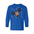 thumbnail image 1 of Awkward Styles Xmas Long Sleeve Shirt for Kids Youth Girls Boys Brown Christmas Deer Shirt, 1 of 4