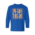 thumbnail image 1 of Awkward Styles Xmas Long Sleeve Shirt for Kids Youth Girls Boys Gingerbread Ninja Christmas Pattern Shirt, 1 of 4