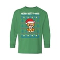 thumbnail image 1 of Awkward Styles Xmas Long Sleeve Shirt for Kids Youth Girls Boys Merry Christmas Kittymas Shirt, 1 of 4