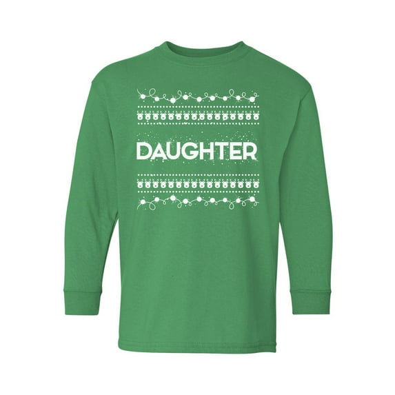 Awkward Styles Xmas Long Sleeve Shirt for Kids Youth Girls Daughter Christmas Pattern Shirt