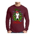 thumbnail image 1 of Awkward Styles Xmas Mooey Christmas Sweater Long Sleeve T-shirt For Men, 1 of 4