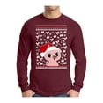 thumbnail image 1 of Awkward Styles Xmas Piggy Christmas Sweater Long Sleeve T-shirt For Men, 1 of 4