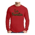 thumbnail image 1 of Awkward Styles Xmas Plaid La Familia Christmas Sweater Long Sleeve T-shirt For Men, 1 of 4