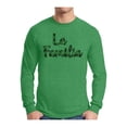 thumbnail image 1 of Awkward Styles Xmas Plaid La Familia Christmas Sweater Long Sleeve T-shirt For Men, 1 of 4