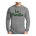 thumbnail image 1 of Awkward Styles Xmas Plaid La Familia Christmas Sweater Long Sleeve T-shirt For Men, 1 of 4