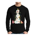 thumbnail image 1 of Awkward Styles Xmas Rabbit Christmas Sweater Long Sleeve T-shirt For Men, 1 of 4