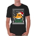 thumbnail image 1 of Awkward Styles Xmas Shirts for Men Christmas Cute Shark T-Shirt, 1 of 4