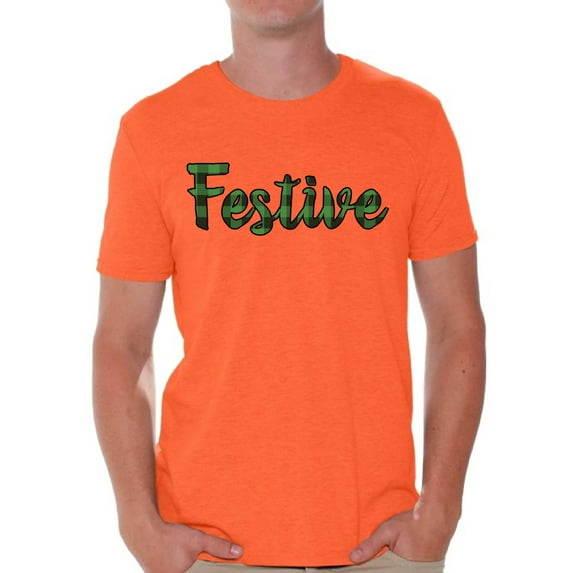 Awkward Styles Xmas Shirts for Men Christmas Festive Xmas Plaid T-Shirt