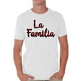 thumbnail image 1 of Awkward Styles Xmas Shirts for Men Christmas La Familia Plaid T-Shirt, 1 of 4