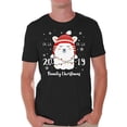 thumbnail image 1 of Awkward Styles Xmas Shirts for Men Christmas Llama T-Shirt, 1 of 4