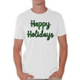 thumbnail image 1 of Awkward Styles Xmas Shirts for Men Christmas Plaid Happy Holidays T-Shirt, 1 of 4
