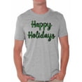 thumbnail image 1 of Awkward Styles Xmas Shirts for Men Christmas Plaid Happy Holidays T-Shirt, 1 of 4