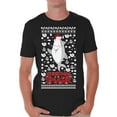 thumbnail image 1 of Awkward Styles Xmas Shirts for Men Christmas Shark in Hat T-Shirt, 1 of 4