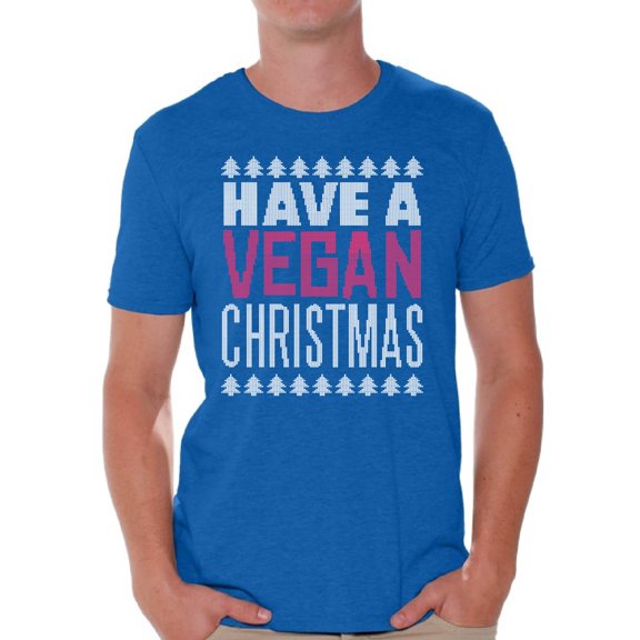 Awkward Styles Xmas Shirts for Men Have A Vegan Christmas T-Shirt