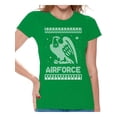 thumbnail image 1 of Awkward Styles Xmas Shirts for Women Christmas Airforce T-Shirt, 1 of 4