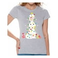 thumbnail image 1 of Awkward Styles Xmas Shirts for Women Christmas Rabbit T-Shirt, 1 of 4