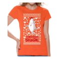 thumbnail image 1 of Awkward Styles Xmas Shirts for Women Christmas Shark in Hat T-Shirt, 1 of 4