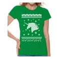 thumbnail image 1 of Awkward Styles Xmas Shirts for Women Christmas Unicorn T-Shirt, 1 of 4