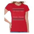 thumbnail image 1 of Awkward Styles Xmas Shirts for Women I've Been Very Naughty This Year Christmas T-Shirt, 1 of 4