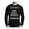 thumbnail image 1 of Awkward Styles Xmas Still Single Christmas Sweater Long Sleeve T-shirt For Men, 1 of 4