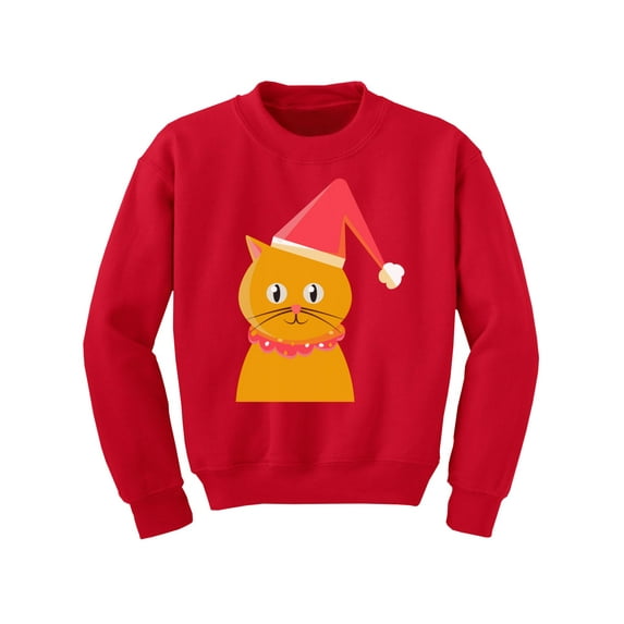 Awkward Styles Xmas Sweater for Boys Girls Kids Youth Christmas Cat Sweatshirt