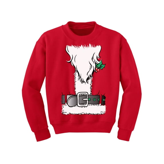 Awkward Styles Xmas Sweater for Girls Boys Kids Youth Beard Christmas Santa Sweatshirt