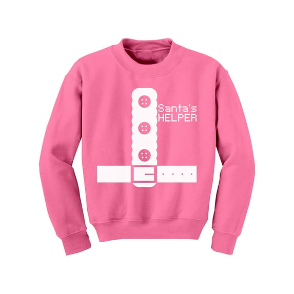 Awkward Styles Xmas Sweater for Girls Boys Kids Youth Santa's Christmas Helper Sweatshirt