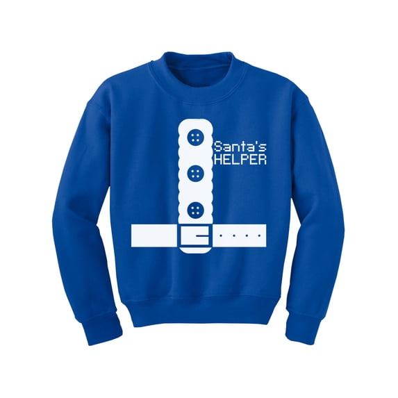 Awkward Styles Xmas Sweater for Girls Boys Kids Youth Santa's Christmas Helper Sweatshirt