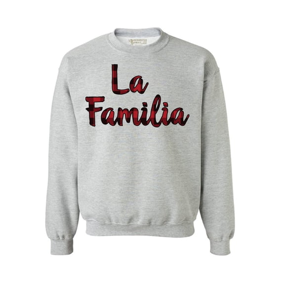 Awkward Styles Xmas Sweatshirt Christmas La Familia Plaid Sweater