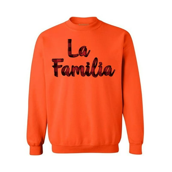 Awkward Styles Xmas Sweatshirt Christmas La Familia Plaid Sweater