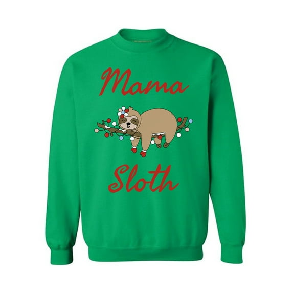 Awkward Styles Xmas Sweatshirt Christmas Mama Sloth Sweater